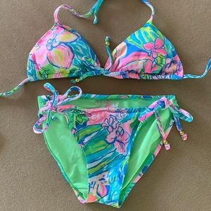 Lilly Pulitzer 0 bikini. NWOT